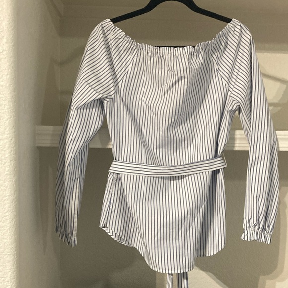 Rag & Bone Women’s Blouse size S - Belt it .  Pants and sandals for casual NWOT - Picture 4 of 10